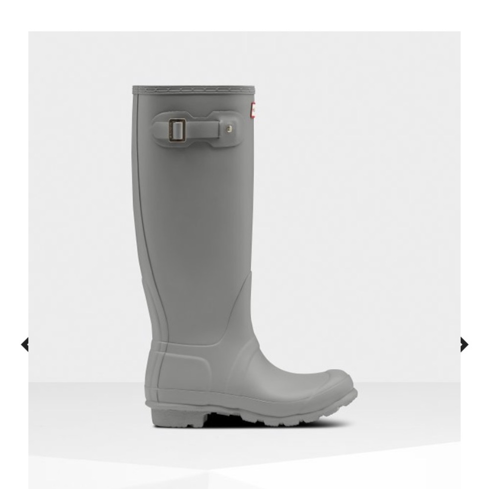 Tall Grey Hunter RainBoots SZ 39
